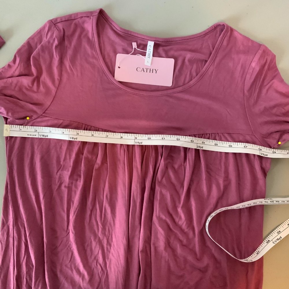 Cathy Rose color  flowy Tunic (L) 1NWT-0014 - Picture 4 of 7